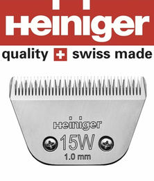 Heiniger Scherkopf 15W/1,0 mm für Pferde Saphir Snap-On aus Edelstahl – Bild 1 von 3