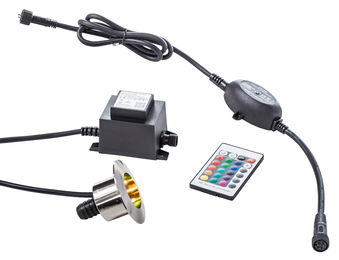 Heissner RGB-Quellsteinbeleuchtung Smart Light mit Transformator und RGB-Controller Silberfarben – Bild 1 von 5