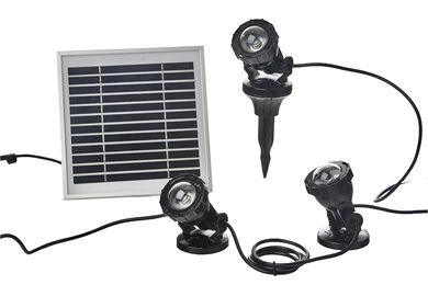 Heissner Solar LED Unterwasserspot mit Farbwechsel und Akku 3er-Set – Bild 1 von 6