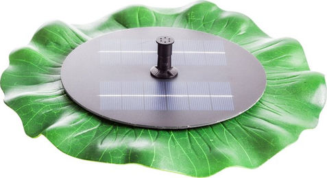Heissner Solar Teichpumpe schwimmend aus Kunststoff in Grau oder Grün mit 150 l/h – Bild 1 von 7