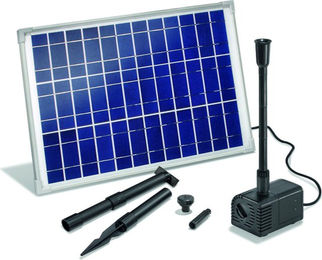 Heissner Solar-Teichpumpe SP1000-00 aus Kunststoff in Schwarz mit 1300 l/h – Bild 1 von 3
