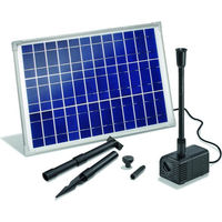 Produktbild von Heissner Solar-Teichpumpe SP1000-00 aus Kunststoff in Schwarz mit 1300 l/h