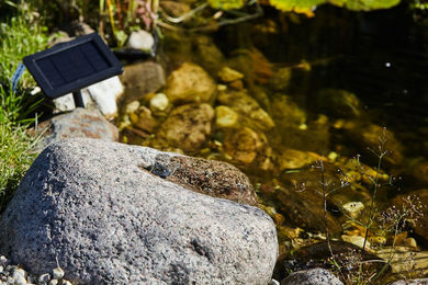 Heissner Solar-Teichpumpen-Set SP550-00 aus Kunststoff in Schwarz mit 550 l/h – Bild 1 von 2