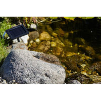 Produktbild von Heissner Solar-Teichpumpen-Set SP550-00 aus Kunststoff in Schwarz mit 550 l/h