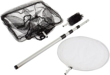 Heissner Teichkescher-Set 3in1 Schwarz – Bild 1 von 8
