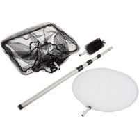 Produktbild von Heissner Teichkescher-Set 3in1 Schwarz