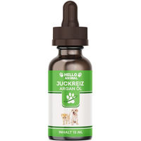 Produktbild von Hello Animal Argan Öl zur Unterstützung bei Juckreiz für Hunde und Katzen für alle Altersstufen