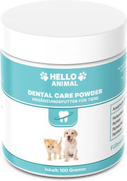 Hello Animal® Dental Pulver zur natürlichen Zahnpflege für Hunde und Katzen 100g – Bild 1 von 2