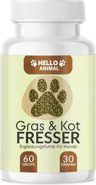 Hello Animal® Gras & Kotfresser Leckerlis für die Verdauung von Hund & Katze 30 Stück – Bild 1 von 3