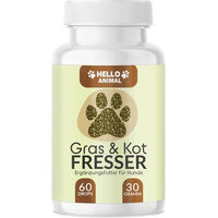 Produktbild von Hello Animal® Gras & Kotfresser Leckerlis für die Verdauung von Hund & Katze 30 Stück