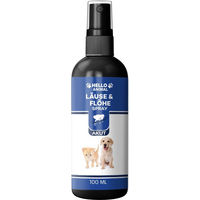 Produktbild von Hello Animal® Läuse- und Flohspray für Hunde und Katzen zur Unterstützung von Haut und Fell für alle Altersstufen