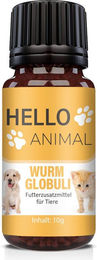Hello Animal® Wurm Kügelchen Pellet Futterzusatzmittel für Welpen zur Magen-Darm-Unterstützung 10g – Bild 1 von 3
