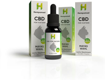 Hempamed CBD Öl für Katzen mit Lachs-Aroma zur Unterstützung von Haut und Fell 30 ml – Bild 1 von 2