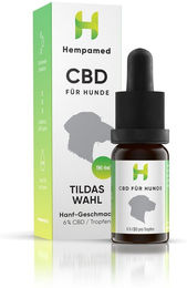 Hempamed Premium CBD Öl für Hunde 6 % Hanf-Aroma zur Beruhigung und Pflege von Haut & Fell – Bild 1 von 2