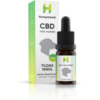 Produktbild von Hempamed Premium CBD Öl für Hunde 6 % Lachs-Aroma 30 ml