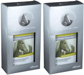 Produktbild von HepatoSan Pferd Nahrungsergänzung Liquid zur Unterstützung der Leber 1000 ml