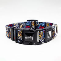 Produktbild von Heré Mood Hundehalsband Rose-Skull aus recyceltem Material 25mm