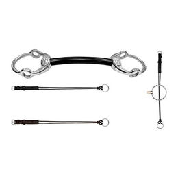 Herm Sprenger Aufziehtrense HSP Hartcarbon Stange mit Olivenkopf-Stangengebiss aus Edelstahl 16mm Größe 13.5 – Bild 1 von 2