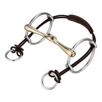 Produktbild von Herm Sprenger Curb Gag Rope für Aufziehtrense aus Leder in Braun