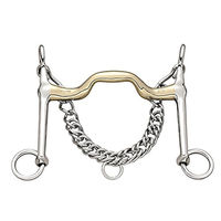 Produktbild von Herm Sprenger Dressurkandare Sensogan mit Edelstahl Seiten KK 18 mm 7 cm Unterzuglänge