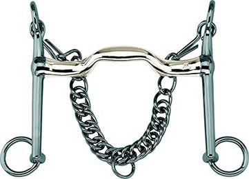 Herm Sprenger Dressurkandare Sensogan Unterzug Silber 78 mm – Bild 1 von 2