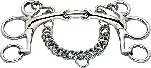 Herm Sprenger Dynamic RS Pelham Sensogan Gebiss aus Edelstahl Silber 16mm – Bild 1 von 3