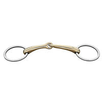 Produktbild von Herm Sprenger Dynamic RS Unterlegtrense einfach gebrochen 14 mm in Beige und Gold