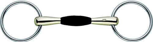 Produktbild von Herm Sprenger Flex Control Gebiss Sensogan aus Gummi 18mm Silber