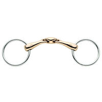 Produktbild von Herm. Sprenger Gebiss KK-Ultra doppelt gebrochen mit ES-Ringen aus Edelstahl 18mm 11cm