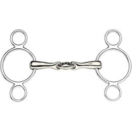 Herm Sprenger KK Ultra 3 Ring Gebiss doppelt gebrochen aus Edelstahl 18mm – Bild 1 von 2