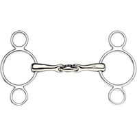 Produktbild von Herm Sprenger KK Ultra 3 Ring Gebiss doppelt gebrochen aus Edelstahl 18mm