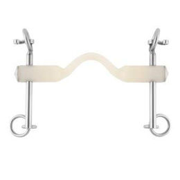 Herm. Sprenger Nathe Kandare mit Zungenfreiheit und kurzen Anzügen 20 mm 12,5 cm – Bild 1 von 1