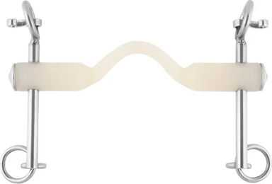 Produktbild von Herm Sprenger Nathe Kandare mit Zungenöffnung und kurzen Anzügen 20 mm