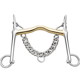 Herm Sprenger Novocontact Kandare Sensogan Silber 14 mm Weite 115 mm – Bild 1 von 2