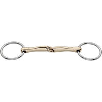 Produktbild von Herm Sprenger Novocontact Unterlegtrense 14 mm einfach gebrochen Sensogan Silber 125 mm Weite
