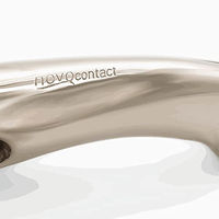 Produktbild von Herm Sprenger Novocontact Unterlegtrense mit kleinem D-förmigem Ring 14 mm einfach gebrochen Sensogan 125 mm Weite
