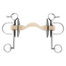 Produktbild von Herm Sprenger Pelham Gebiss Natur 20 mm mit weicher Stange und Zungenfreiheit