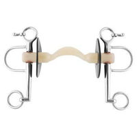 Produktbild von Herm Sprenger Pelham Gebiss Natur 20 mm mit weicher Stange und Zungenfreiheit