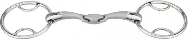 Produktbild von Herm Sprenger Satinox Multi Ring Gebiss doppelt gebrochen Edelstahl 125 mm Weite