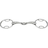 Produktbild von Herm Sprenger Satinox Multi Ring Gebiss doppelt gebrochen Edelstahl 125 mm Weite