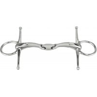 Produktbild von Herm Sprenger Satinox Schenkeltrense doppelt gebrochen aus rostfreiem Edelstahl 14 mm 125 mm Weite