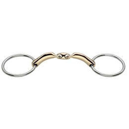 Produktbild von Herm Sprenger Sensogan NOVOcontact Gebiss doppelt gebraten 14mm Gold