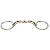 Produktbild von Herm Sprenger Sensogan NOVOcontact Gebiss doppelt gebraten 14mm Gold