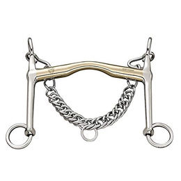 Herm Sprenger Sensogan Reitkandare aus Edelstahl 12 mm/7 cm Silber – Bild 1 von 2