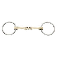 Produktbild von Herm Sprenger Sensogan Unterleggebiss KK Ultra doppelt gebrochen mit ES-Ringen 14mm