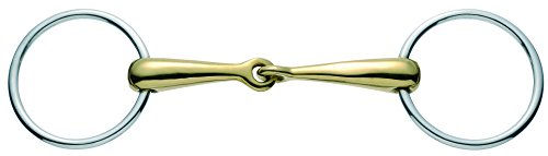 Herm Sprenger Wassertrense Cu-Plus Gebiss einfach gebrochen Kupfer 16mm – Bild 1 von 2