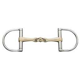 Produktbild von Herm Sprenger WH Ultra D-Ring Trense mit doppelt gebrochenem HSP Gebiss aus Edelstahl in Silber 13.5