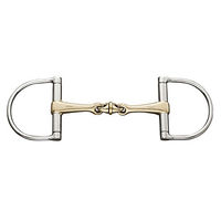 Produktbild von Herm Sprenger WH Ultra D-Ring Trense mit doppelt gebrochenem HSP Gebiss aus Edelstahl in Silber 13.5
