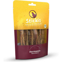 Produktbild von Herrmann's Bio Huhn mit Reis Stickis Trockenfleisch für Hunde 80 g - 80 g