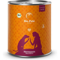Produktbild von Herrmann's Bio Hundefutter Pute mit Reis Classic 6 x 800 g